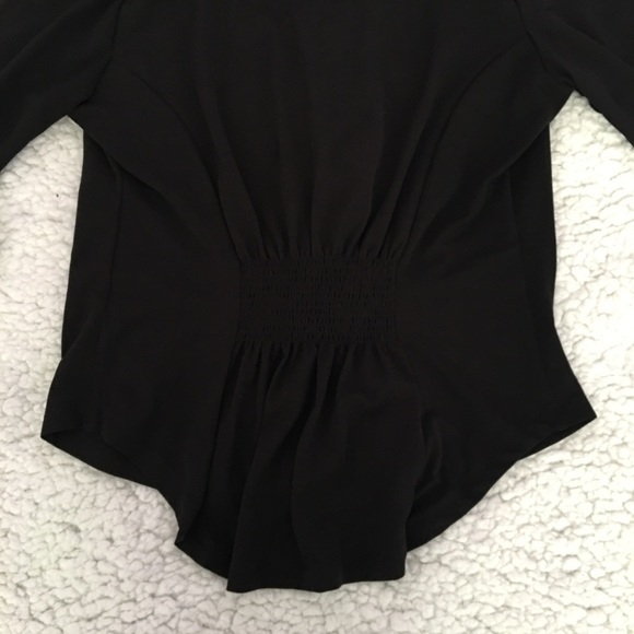 Black Buttoned Blouse - Picture 3 of 3